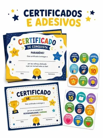 Bônus 5: Certificados e Adesivos
