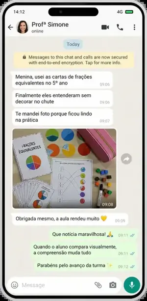 Depoimento de professora 1