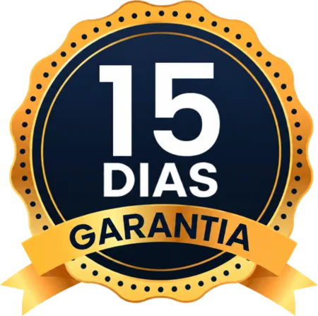 Garantia de 15 dias ou seu dinheiro de volta