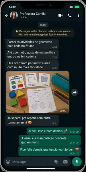 Depoimento de professora 8